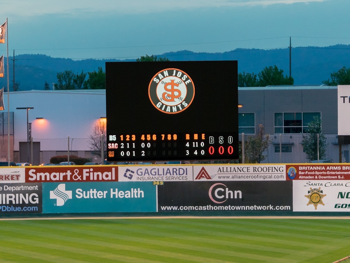 San Jose Municipal Stadium; 19mm, 26'10" x 36', San Jose, CA
